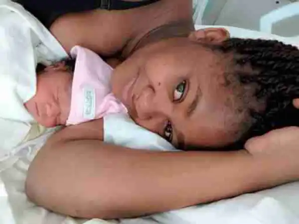 Actress Mary Remmy Njoku Shares Lovely Photo With Her Newborn